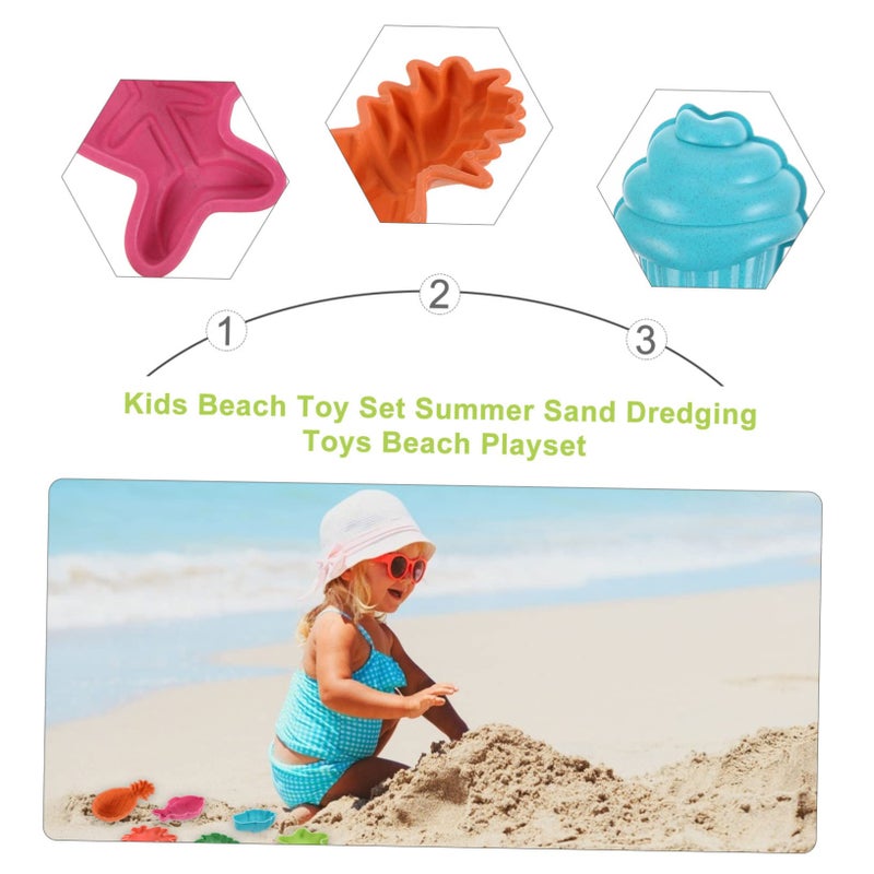 6Pcs Portable Kids Beach Toy Set Lightweight Sand Play Kit Random Colors - Image 3