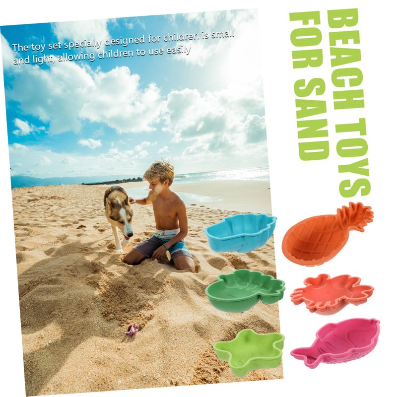 6Pcs Portable Kids Beach Toy Set Lightweight Sand Play Kit Random Colors - Image 5