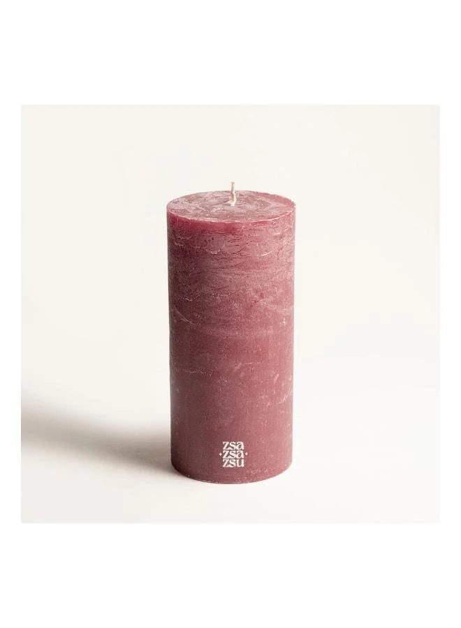 Zsa Zsa Zsu Deurne Cream Paraffin Candle 9x9x19 cm.