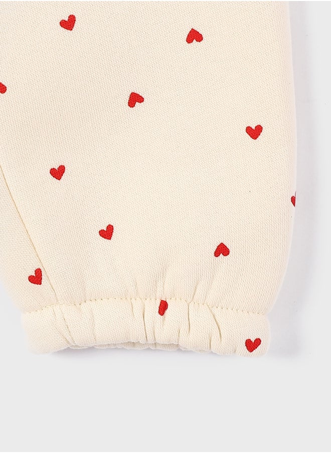 LC WAIKIKI Elastic Waist Printed Baby Girl Sweatpants  - Image 4