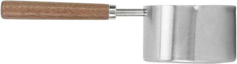 Sorandy Mini Saucepan, Stainless Steel Butter Warmer Pot, 200ml Small Melting Container with Wooden Handle, Ideal for Melting Butter, Milk & Cooking in Home Kitchen - Image 4
