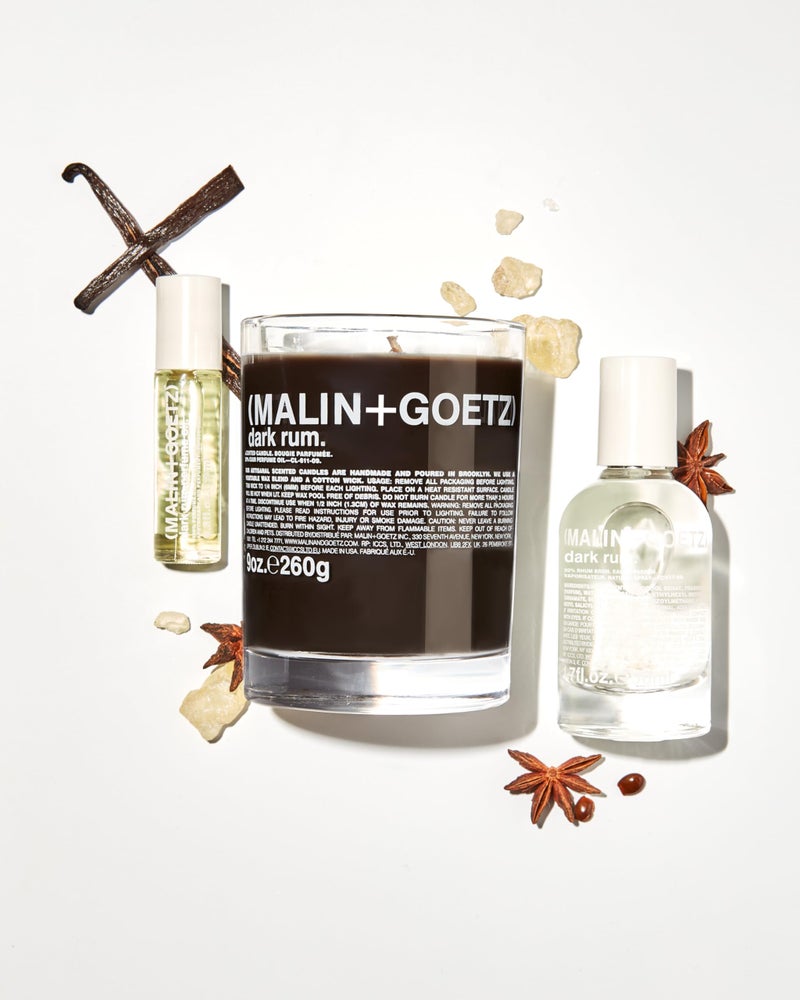 (MALIN+GOETZ) شمعة مالين + غوتز النسائية برائحة الروم الداكن، روم داكن، بني، 9.0 أونصة سائلة - Image 5