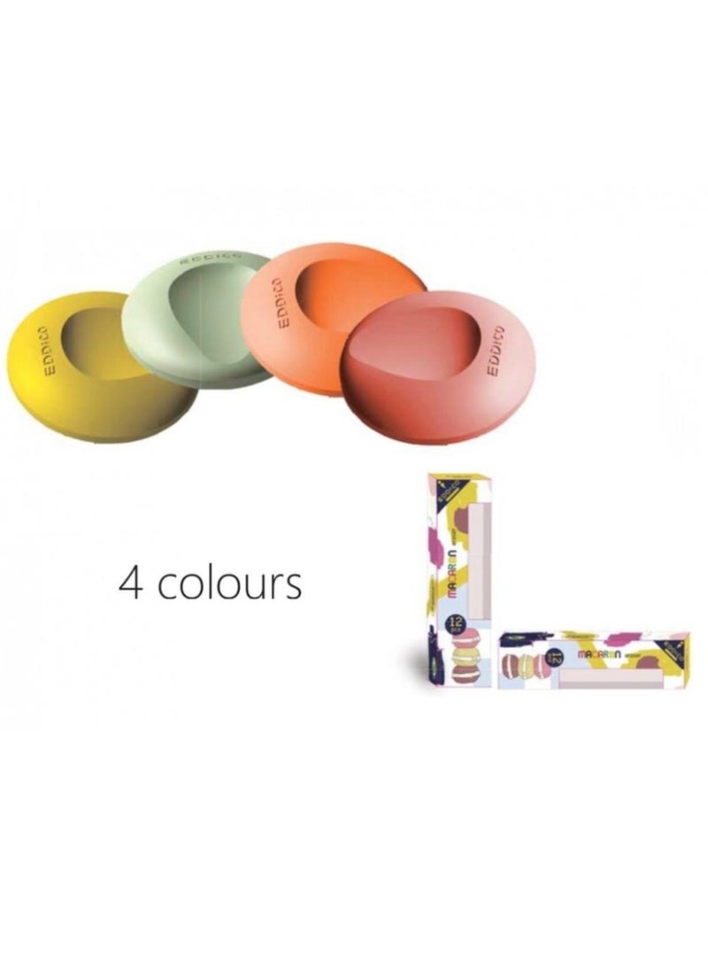 12 قطعة من مجموعة محايات ملونه 4 اللوان - Image 3