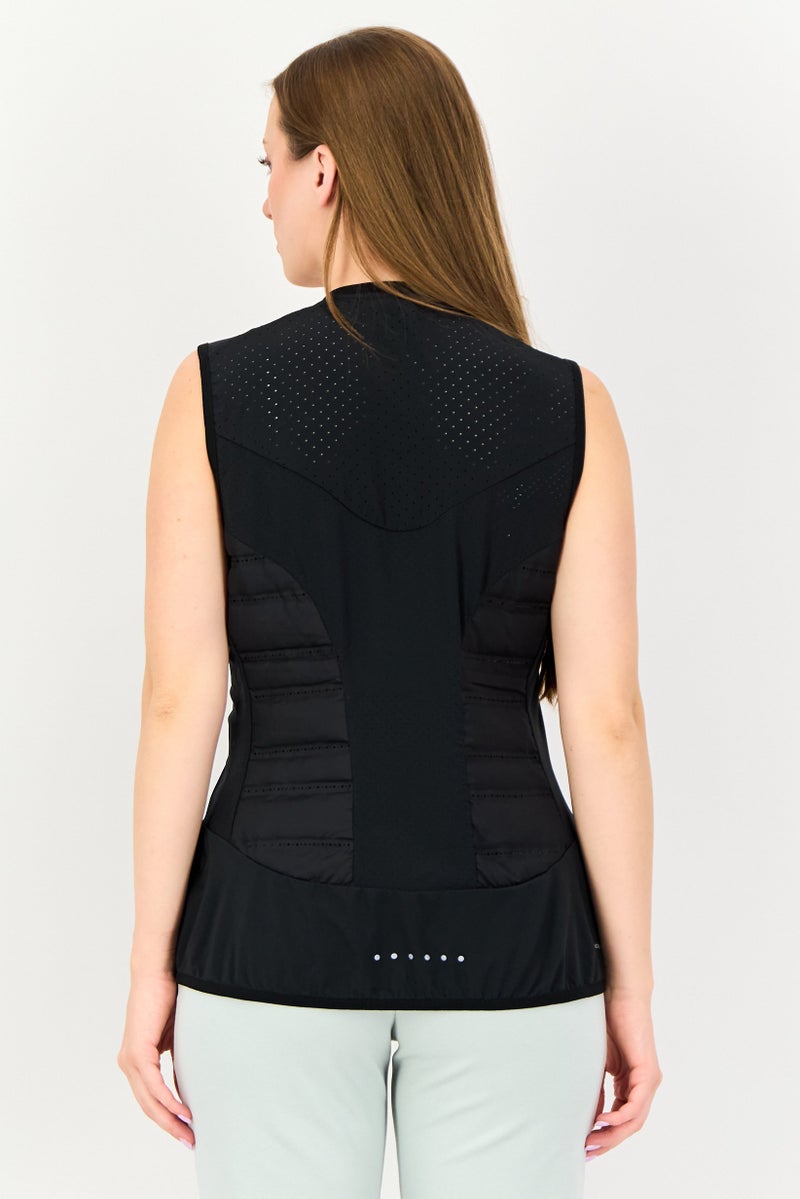 Nike Women Sportswear Fit Sleeveless Running Vest, Black - Image 3