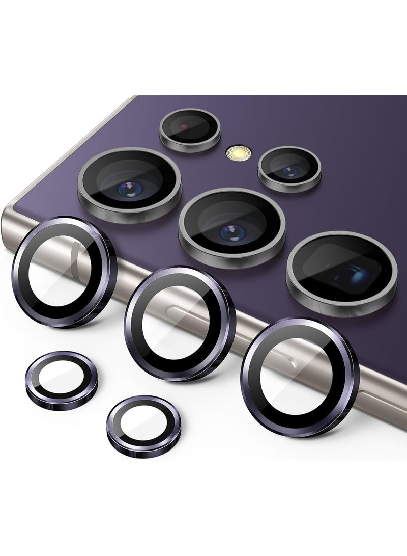 Camera Lenses Compatible with Samsung Galaxy S24 Ultra - Purple - Image 1