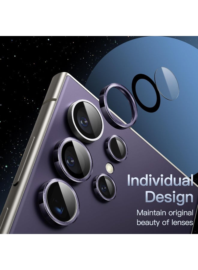 Camera Lenses Compatible with Samsung Galaxy S24 Ultra - Purple - Image 3