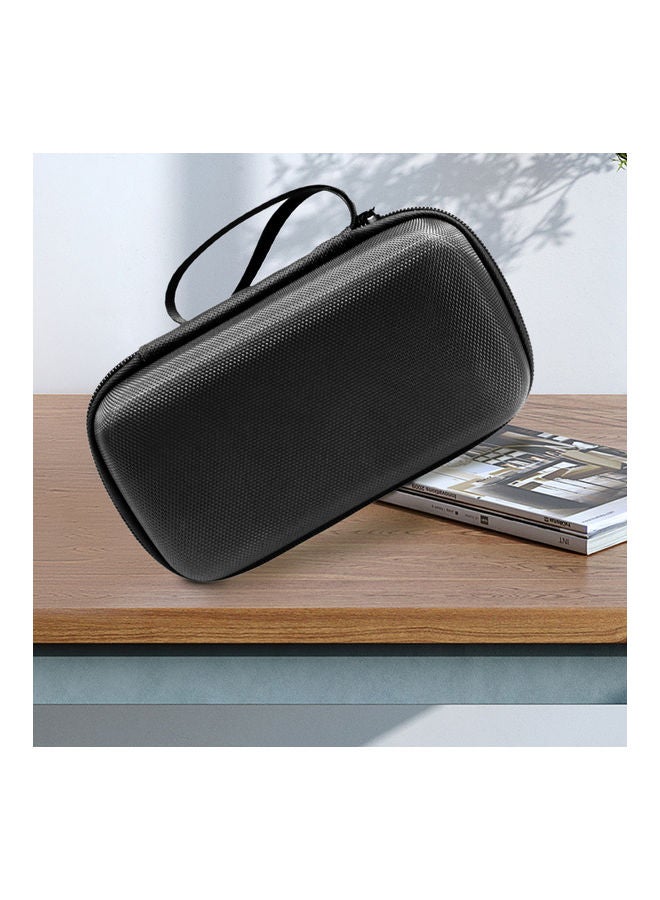 NIBEMINENT Dust-proof Bluetooth Speaker Protective Bag With Wrist Strap for Marshall-Emberton Black  - Image 2