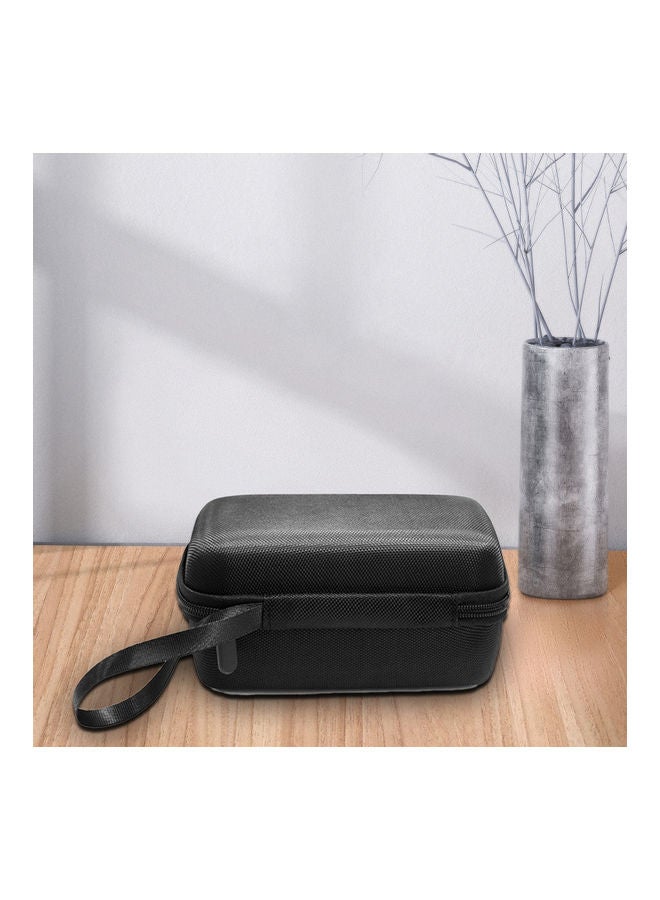 NIBEMINENT Dust-proof Bluetooth Speaker Protective Bag With Wrist Strap for Marshall-Emberton Black  - Image 4