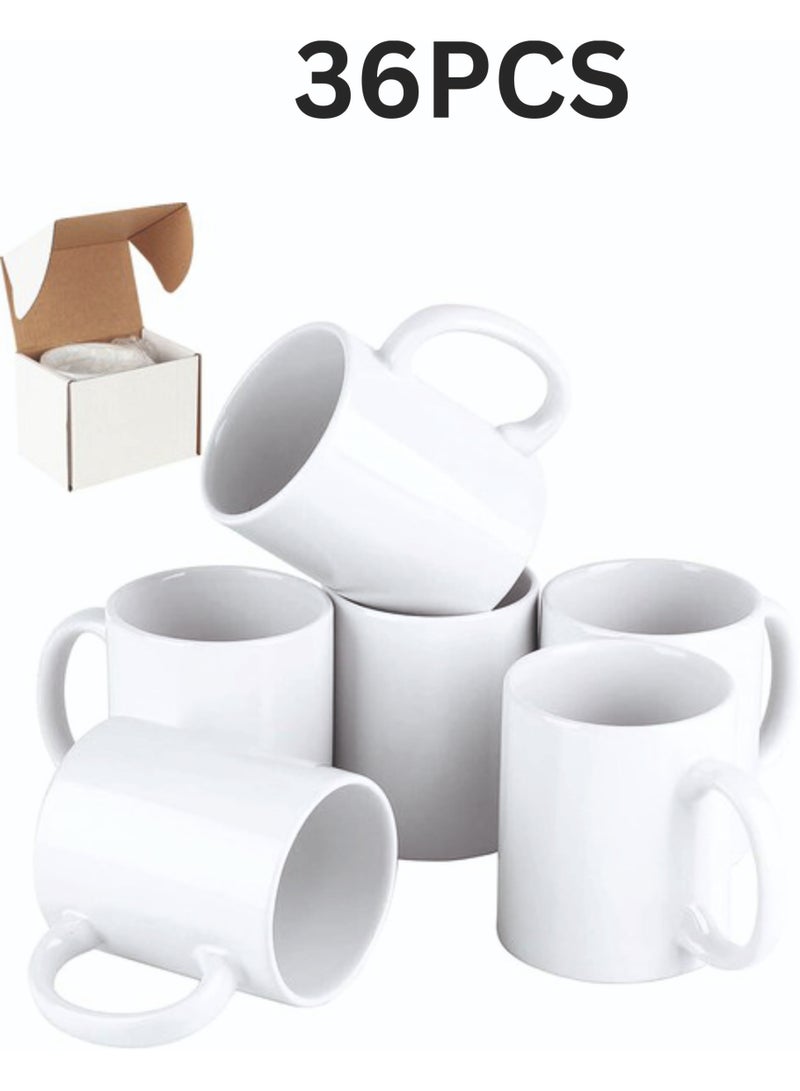 36 pcs Blank sublimation White Mugs for printing - Image 2