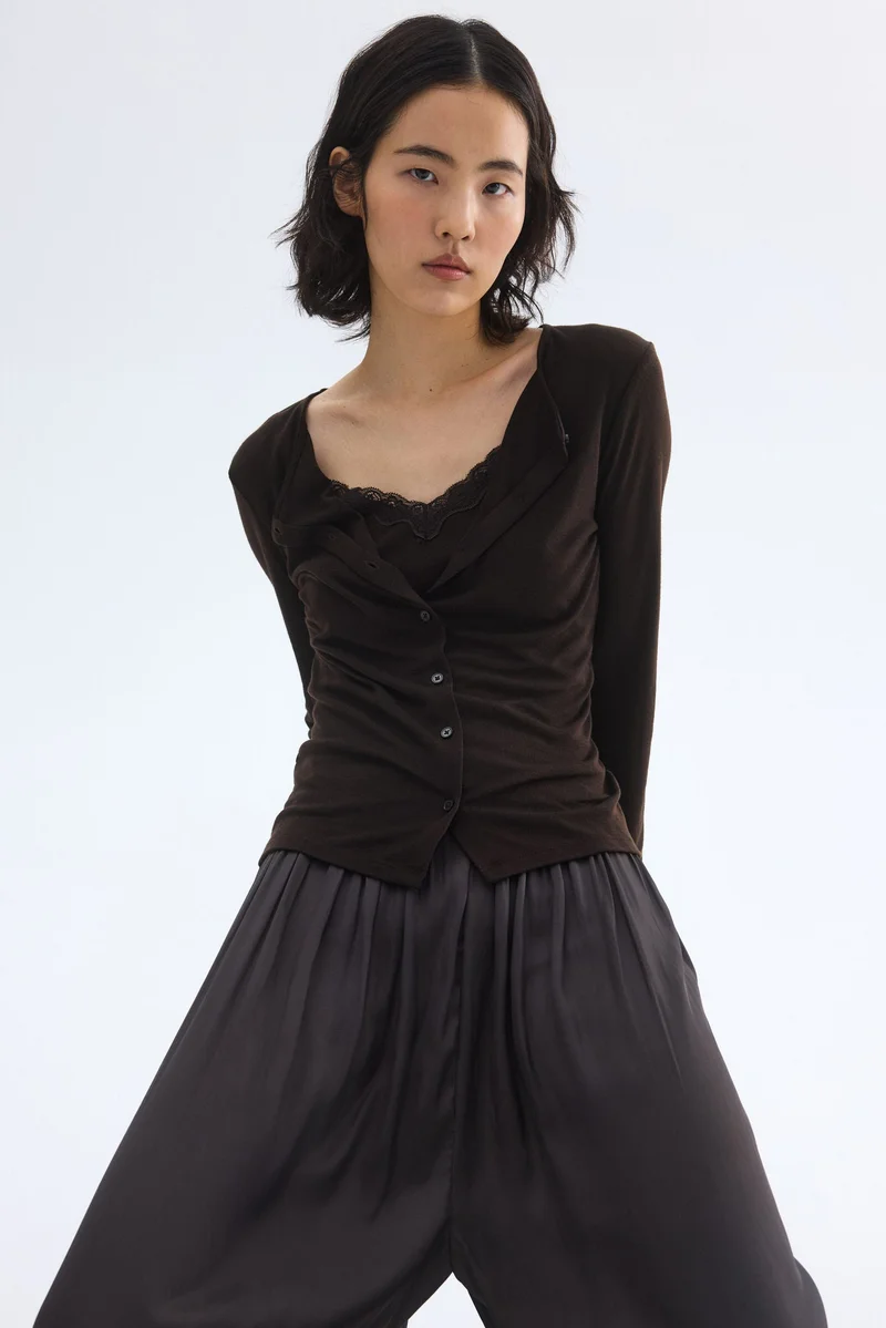 H&M Layered cardigan