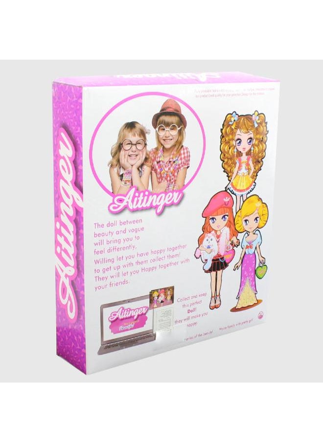 OKO Girl's Fashion Stylish Doll With Dresses and Accessories  - Image 3