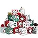 Kesoto Kesoto DIY Christmas Advent Calendar 2021, 24 Cardboard Treasure Boxes with 1-24 Number Stickers Christmas Countdown  - Image 2