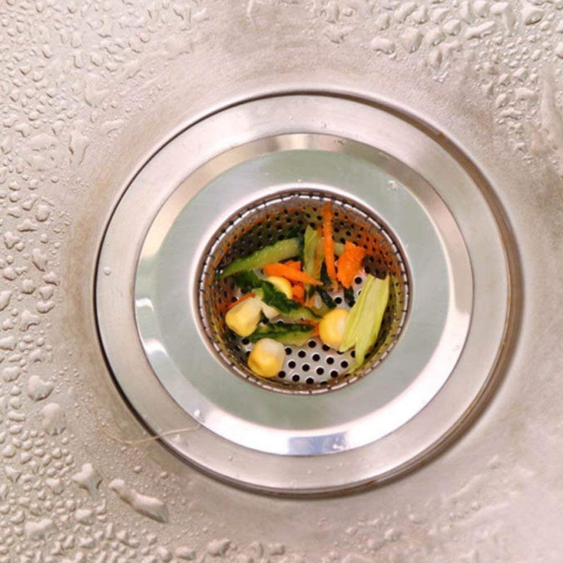 DHAVAL Premium Stainless Steel Sink Strainer RustProof Kitchen Drain Filter with MicroPerforations AntiClogging Durable and Easy to Maintain for Efficient DrainagePack of 2 - Image 2