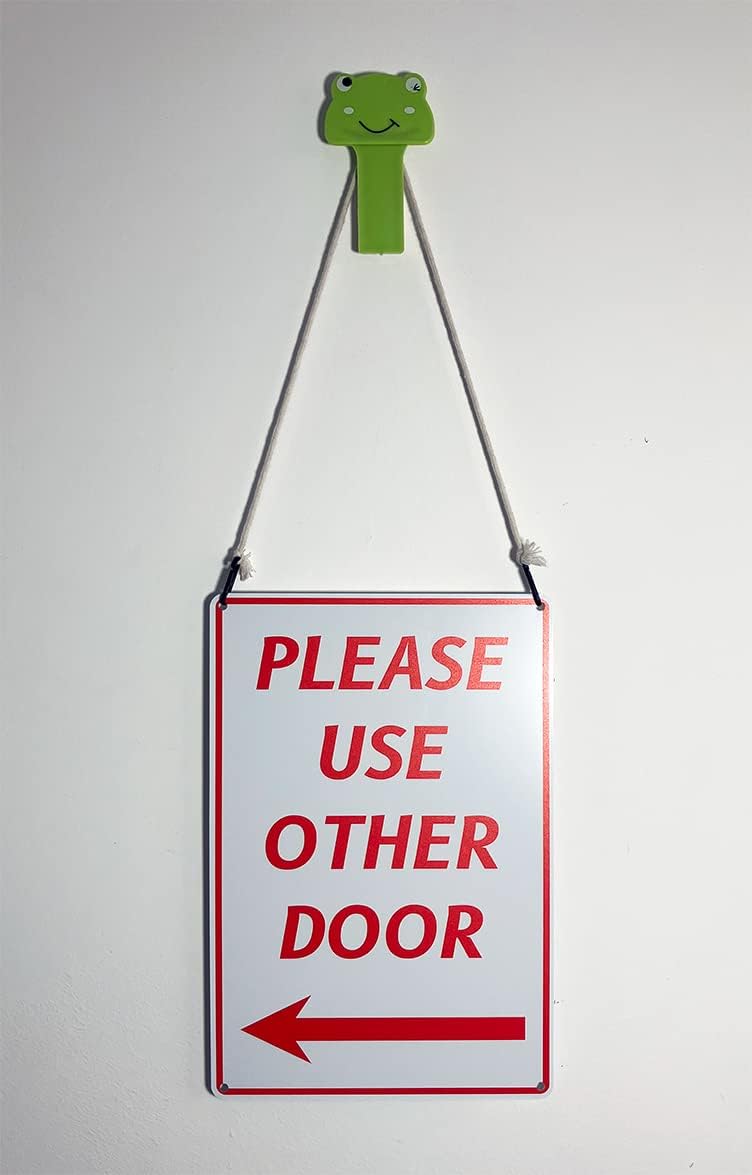 Bestylez Please Use Other Door Sign Left Arrow for Outdoor or Indoor Use 12" * 8" (164) - Image 3
