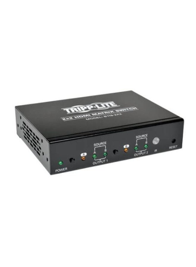 Tripp Lite B119-2X2 2×2 HDMI Matrix Switch with Remote Control