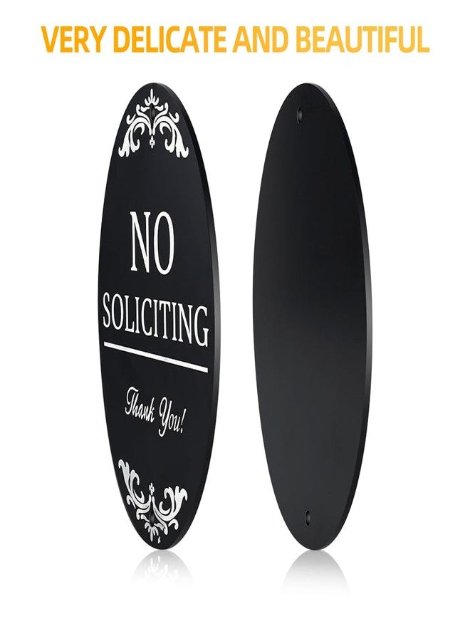 DXSIGN No Soliciting Sign for House with Stake - 50-mil Thick Aluminum - 5x10 Inch/37 Inch High - Adjustable Height - Outdoor Yard Sign for Home and Front Door… (MG-05) - Image 2