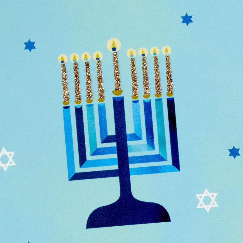 Hallmark Tree of Life Hanukkah Boxed Cards (16 Cards and Envelopes) Modern Menorah - Image 5