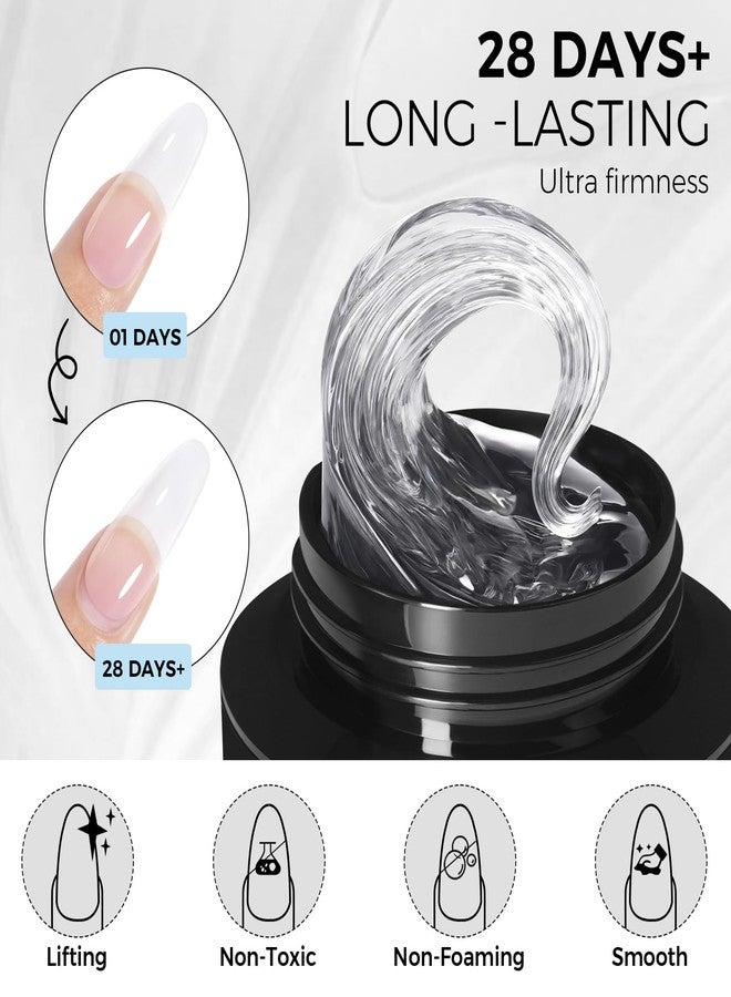 TOMICCA جيل توميكا الصلب 3D لفن الأظافر 50 جرام جل تشكيل الأظافر غير لزج جل صلب للنحت لاصق الأظافر جل تمديد شفاف - Image 5