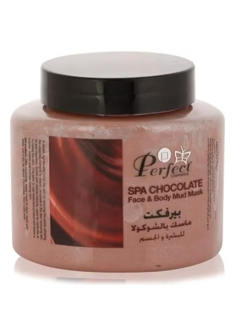 Perfect 2Pcs Perfect Spa Chocolate Face & Body Mud Mask 500 Ml - Image 2