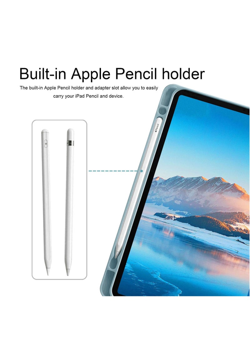 Aookay - [3 in 1] Arabic and English Keyboard Case for iPad Air 11" M3/M2 (7th/6th, 2025/2024) with Bluetooth Mouse, Lightweight Magnetic Stand Case with Pen Holder, Detachable Touch Keyboard [Pen Not Included] - Image 1