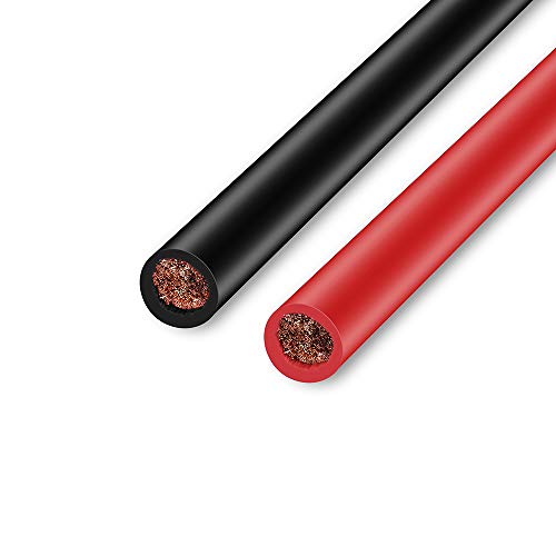 SHIERLENG 4 AWG 4 Gauge Battery Cables Red + Black Pure Copper Power Inverter Wire Set with 3/8 in Lugs for Solar, RV, Car, Boat, Automotive, Marine, Motorcycle (4 AWG, 1 Feet) - Image 5