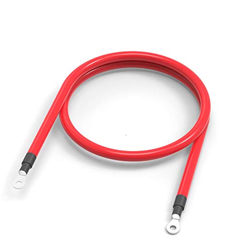 SHIERLENG 4 AWG 4 Gauge Battery Cables Red + Black Pure Copper Power Inverter Wire Set with 3/8 in Lugs for Solar, RV, Car, Boat, Automotive, Marine, Motorcycle (4 AWG, 1 Feet) - Image 4
