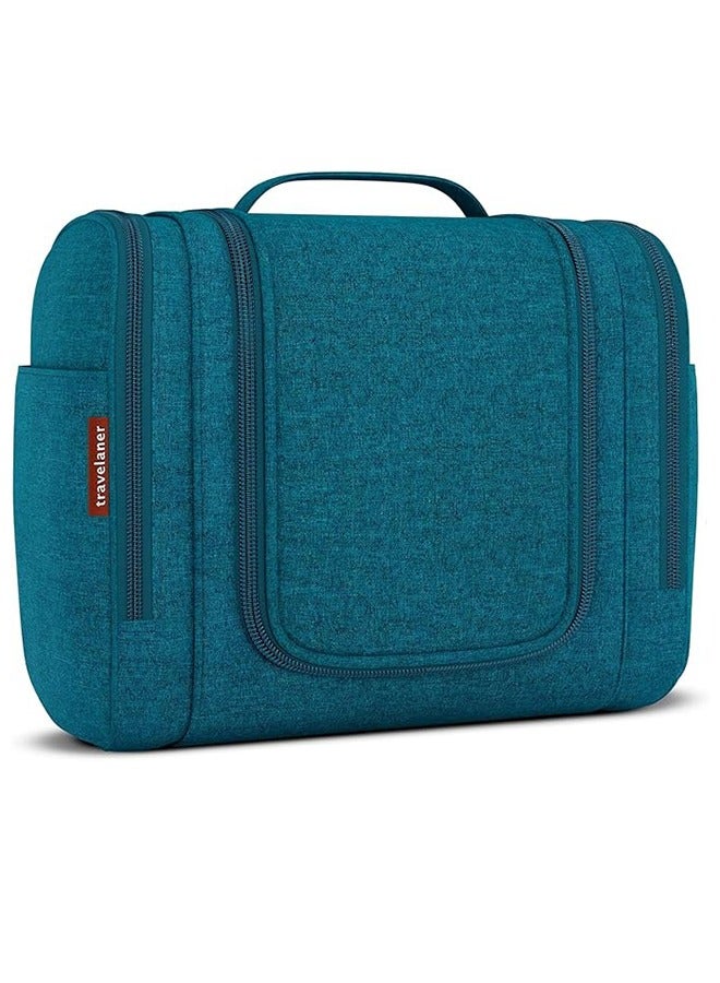 SUNYS Large capacity unisex hanging travel toiletry bag, with compartments for jewelry storage, hanging cosmetic accessories, waterproof shampoo and cosmetics pouch, makeup essentials, and toiletries - Image 1