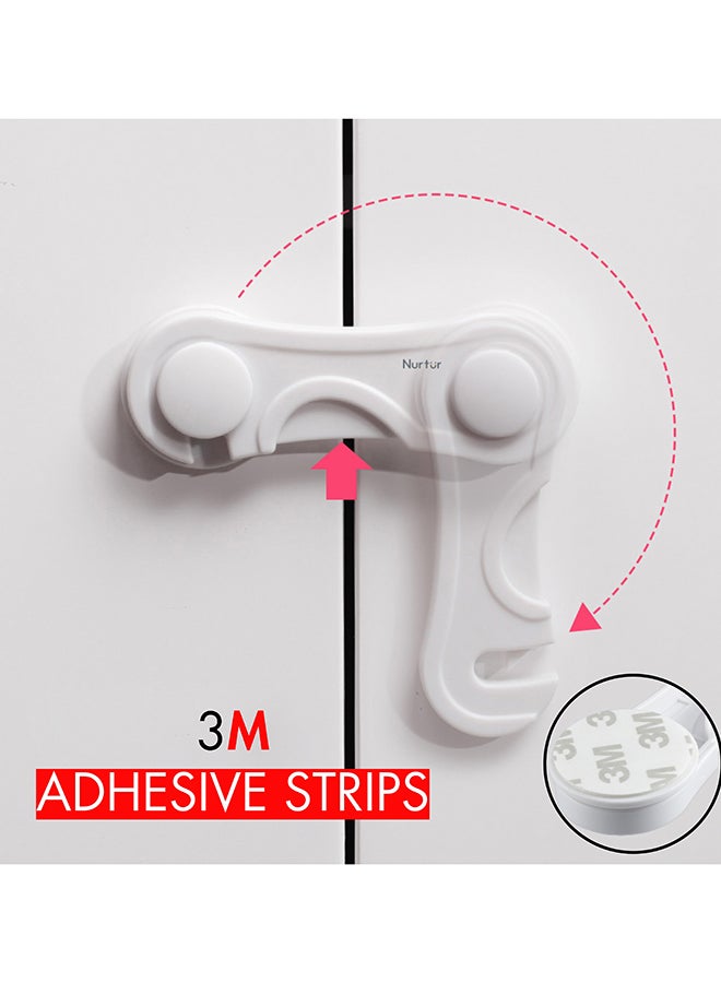 Nurtur نورتور سيفتي - قفل خزانة - عبوة من 1 - Image 5