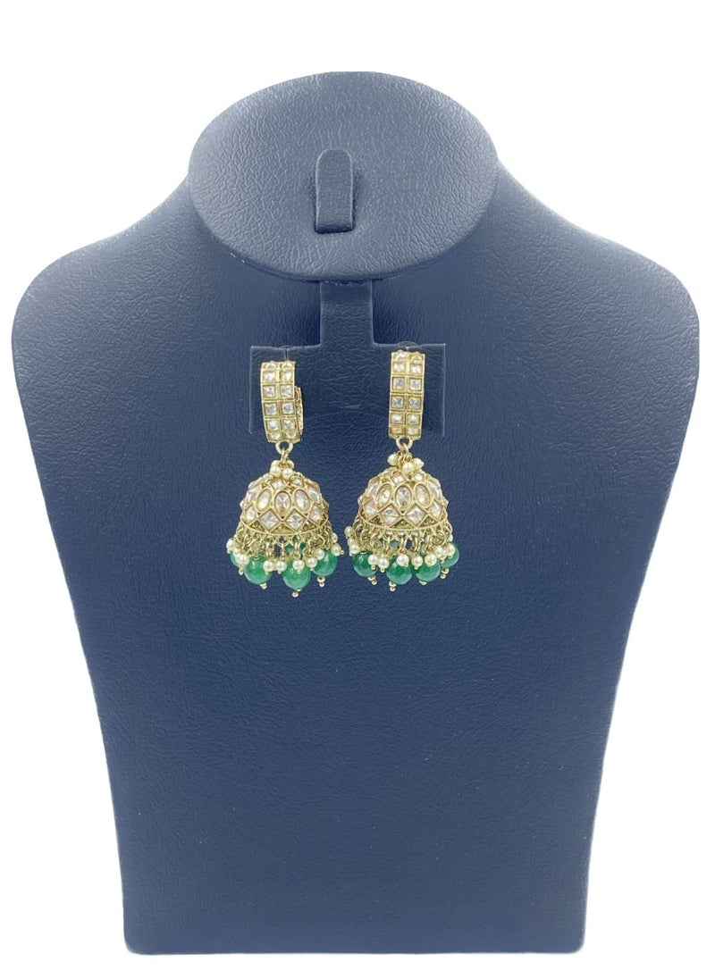 GOHONA - GOHONA Bollywood Style Indian Traditional Jhumka Earring for Women - Image 1