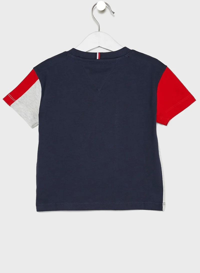 TOMMY HILFIGER Kids Colour Block T-Shirt