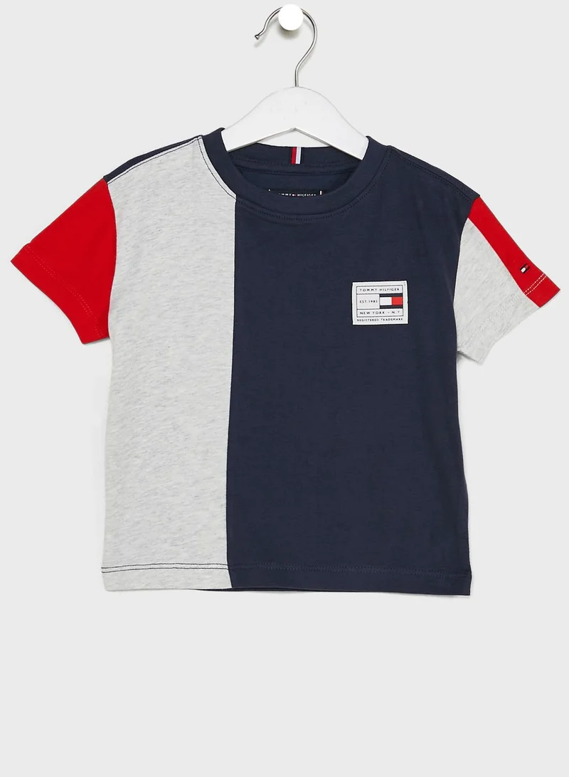 TOMMY HILFIGER Kids Colour Block T-Shirt