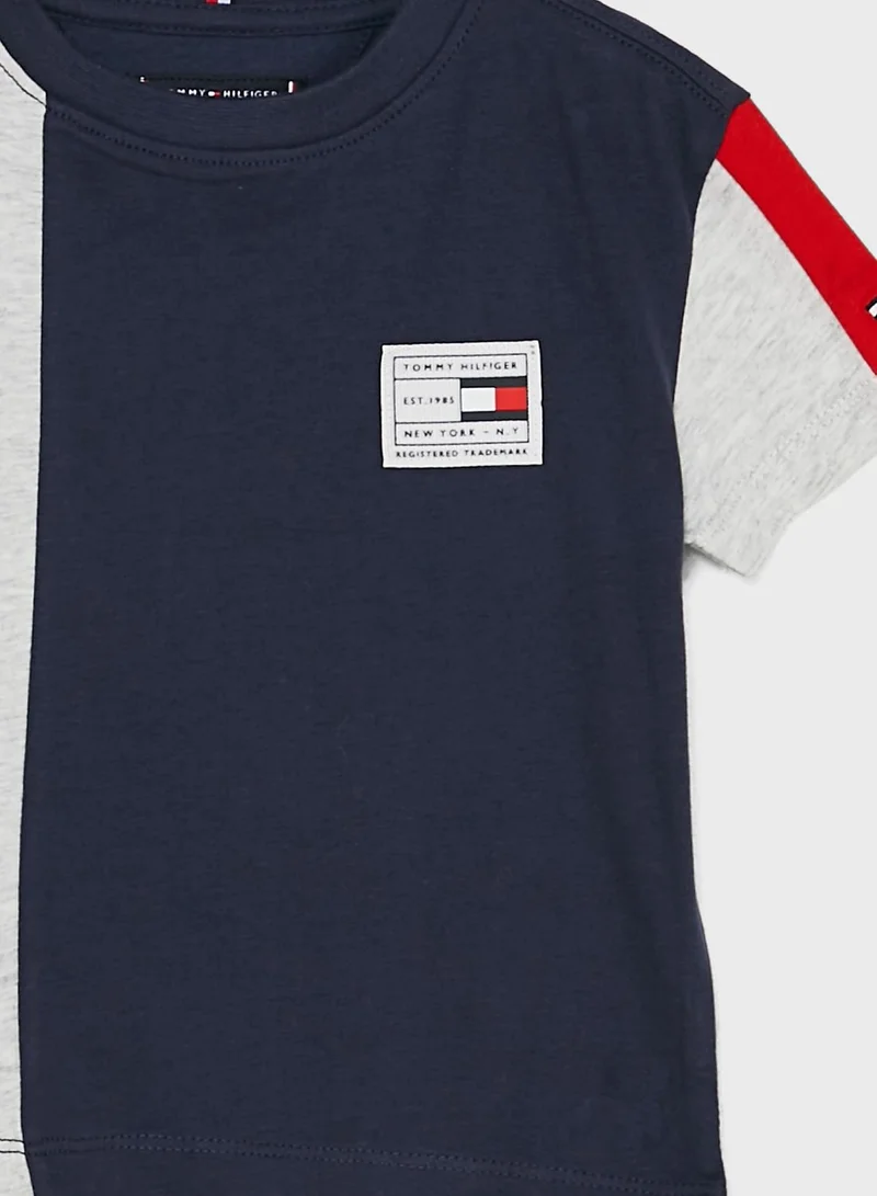 TOMMY HILFIGER Kids Colour Block T-Shirt