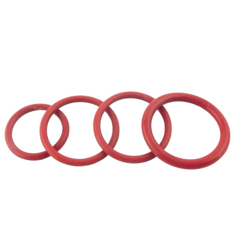 حلقات سيليكون مطاطية حمراء O-Ring 20 قطعة بسماكة 4 مم، حشوات OD 82x74x4 مم، حلقات غسالات - Image 1