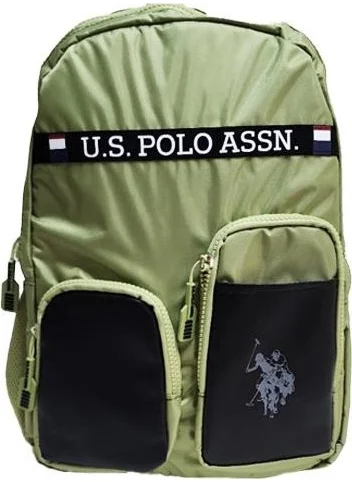 U.S. Polo Assn. BASE. Polo Assn. Khaki Green Sport Backpack PLÇAN23180