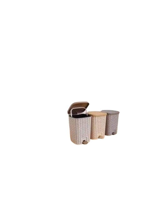 OM Greek Rattan Trash Can with Elegant Design and Superior Quality (Size 2)