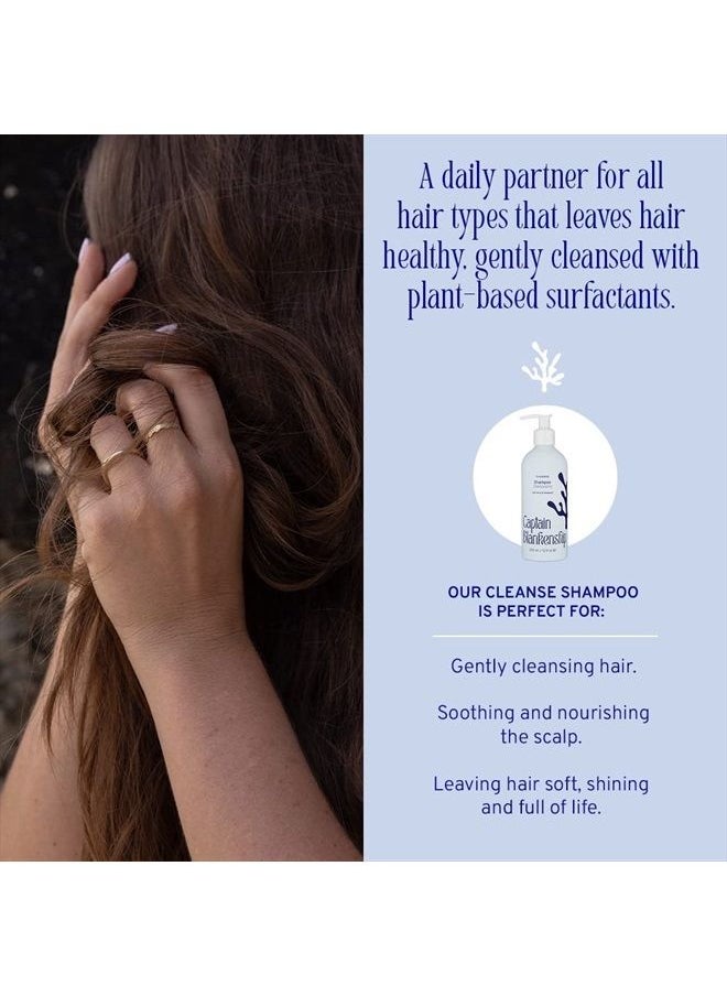 Captain Blankenship - All-Natural Cleansing Shampoo, Fresh Citrus Scent, Sulfate and Paraben Free, Plant-Based, Cruelty-Free, Vegan, 10 Fl Oz - Image 1