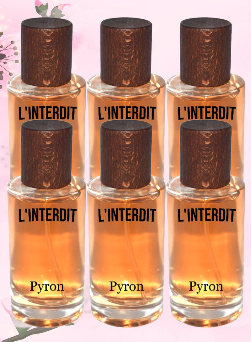 PYRON 6 Pieces L'Interdit Perfume 50 ml EDP - Image 1
