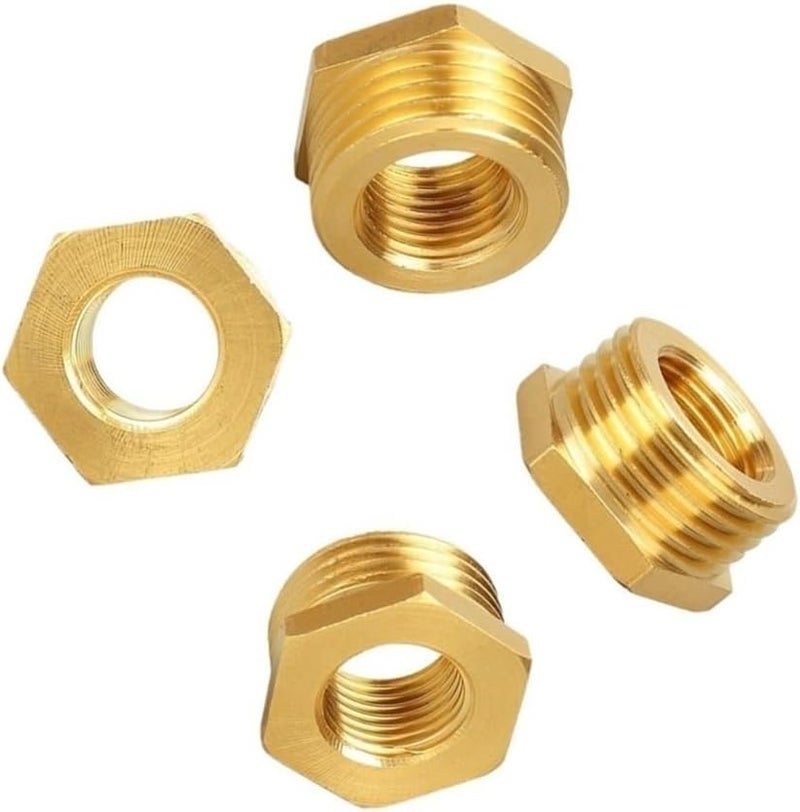 تركيب أنابيب نحاسي من أنثى إلى ذكر مع محول سداسي مخفض 1/2 × 1 بوصة موصل مياه - Image 5