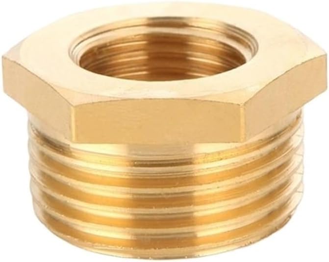 تركيب أنابيب نحاسي من أنثى إلى ذكر مع محول سداسي مخفض 1/2 × 1 بوصة موصل مياه - Image 1