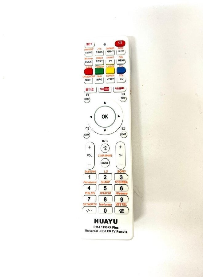 HYAOU Universal Remote Control For RmL1130+X Plus Tv Lcd Led Hdtv Smart Black - Image 2