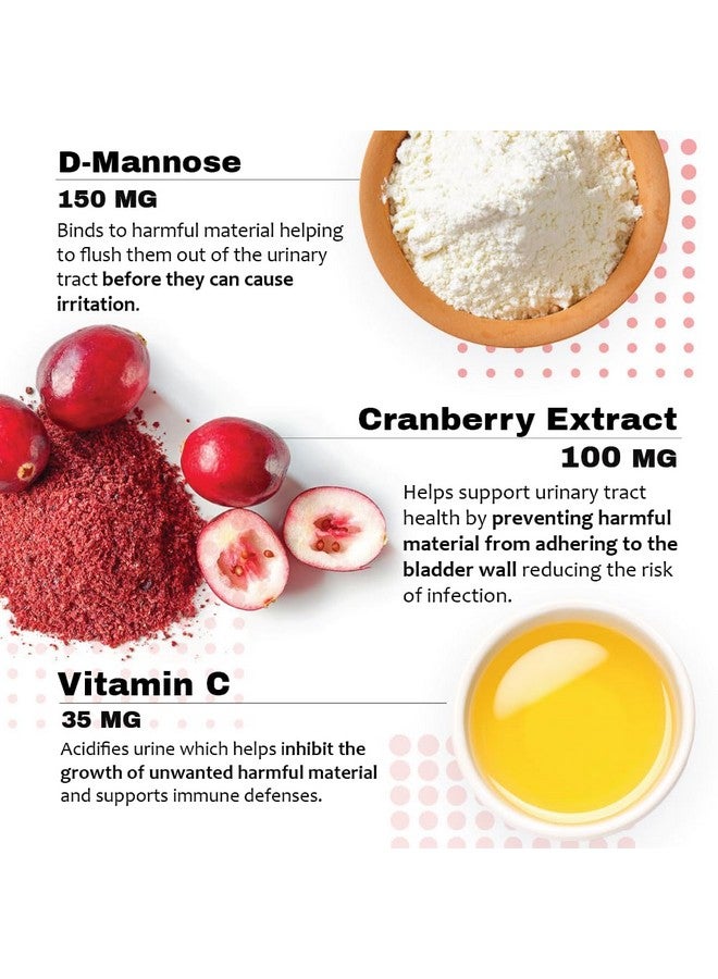 Pet Health Solutions Cranberry D-Mannose Urinary Tract Support Supplement for Cats and Dogs - Cranberry Extract, D-Mannose, Vitamin C - Bladder and UTI Treatment - Made in USA - 120 Soft Chews - Image 4