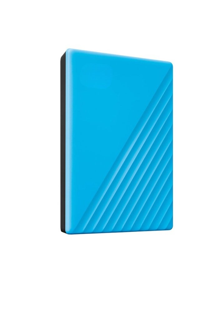 External Hard Drive, Mobile Hard Drive With Password Protection, Slim Durable Design External Storage Unit, Compact And Lightweight Memory Drive, (1pc, Blue, 5TB)