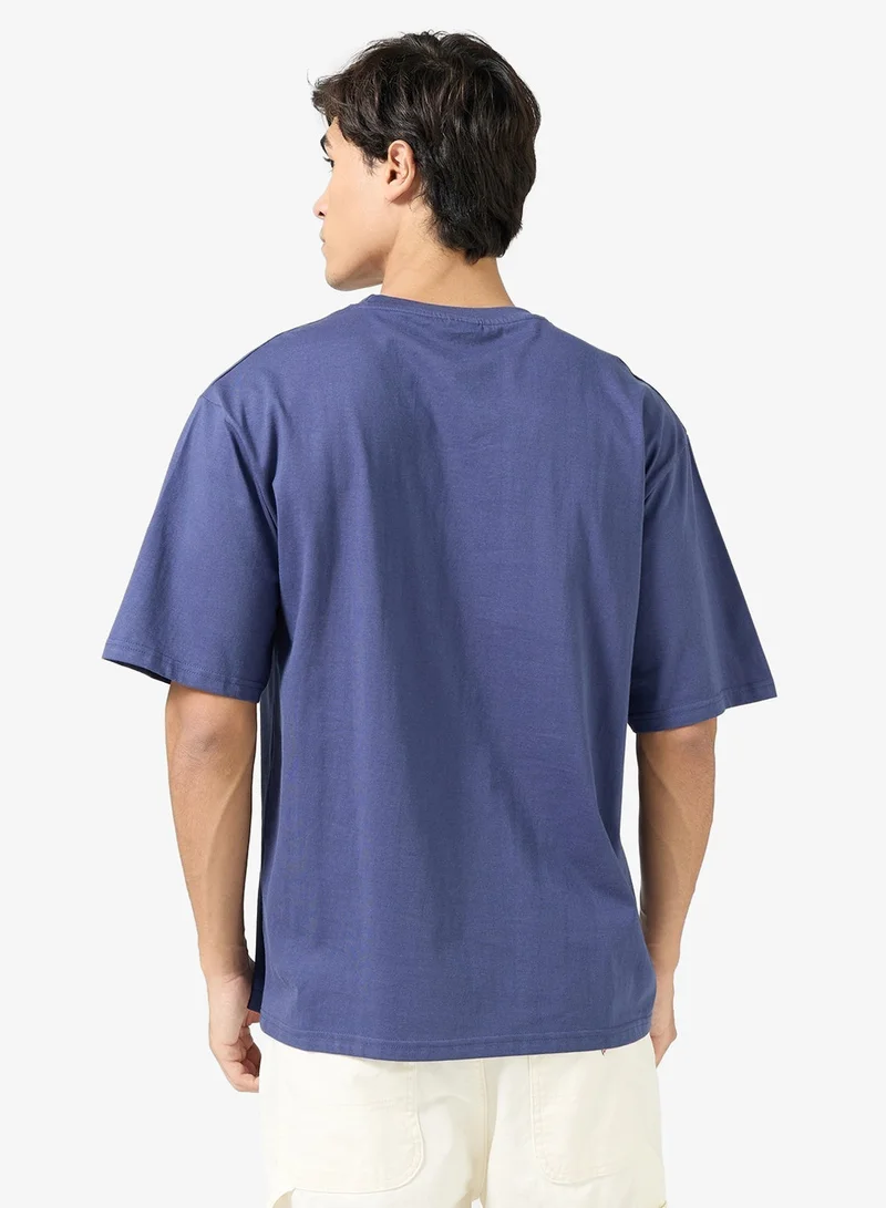 Seventy Five Graphic Print Oversized T-Shirt