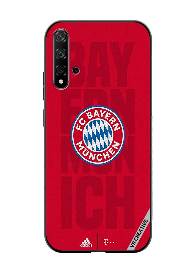 VR CREATIVE Protective Case Cover For Huawei Nova 5T Fc Bayern Munich Design Multicolour - Image 1