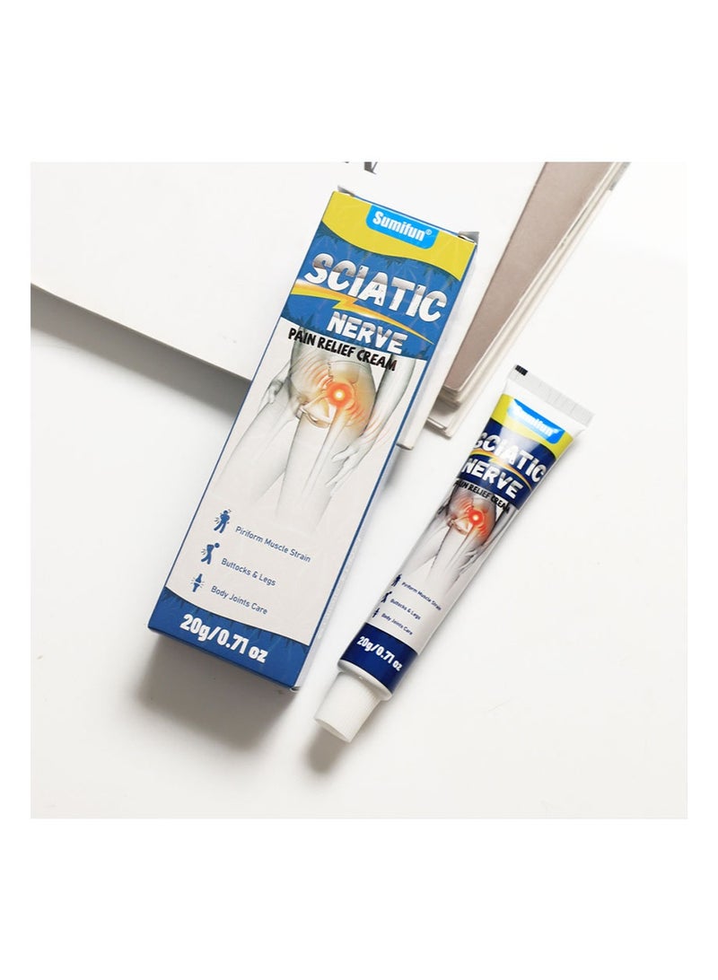 سوميفون كريم لتخفيف آلام العصب الوركي، قطعتين، يهدئ من الانزعاج الناتج عن الجلوس لفترات طويلة، تخفيف فعال لآلام العصب الوركي (20 جم + 20 جم)) - Image 5