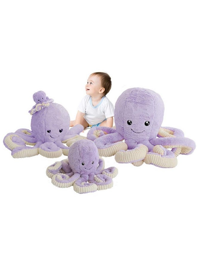 DENTRUN دنتورن حيوانات محشوة بأشكال الأخطبوط، دمية أخطبوط عملاقة محشوة ألعاب للأطفال البنات والأولاد والبالغين هدايا عيد الميلاد والهالوين، حيوانات بحرية محشوة، 7/16/24/32 بوصة، 5 ألوان - Image 1