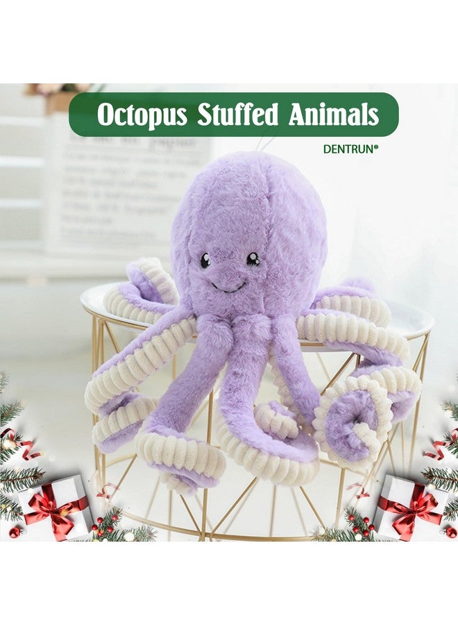 DENTRUN دنتورن حيوانات محشوة بأشكال الأخطبوط، دمية أخطبوط عملاقة محشوة ألعاب للأطفال البنات والأولاد والبالغين هدايا عيد الميلاد والهالوين، حيوانات بحرية محشوة، 7/16/24/32 بوصة، 5 ألوان - Image 2