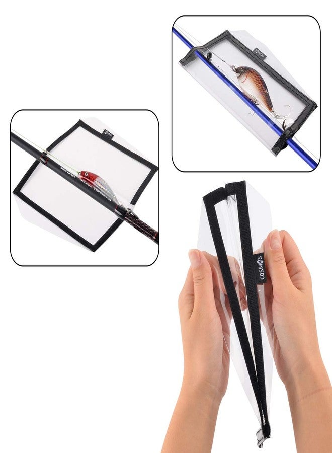 سي ام عبوة من 3 أغطية لطُعم الصيد، أغطية لخطافات الصيد، تخزين الطُعم لحماية خطافات الصيد الحادة (حجم كبير) - Image 5