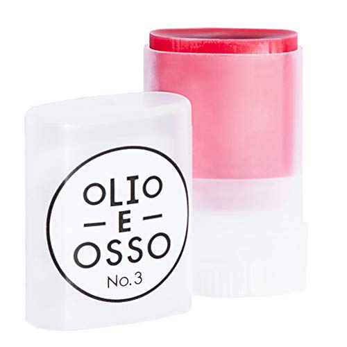 Olio E Osso  Natural Lip  Cheek Balm  Natural NonToxic Clean Beauty No 3 Crimson 035 oz  10 g