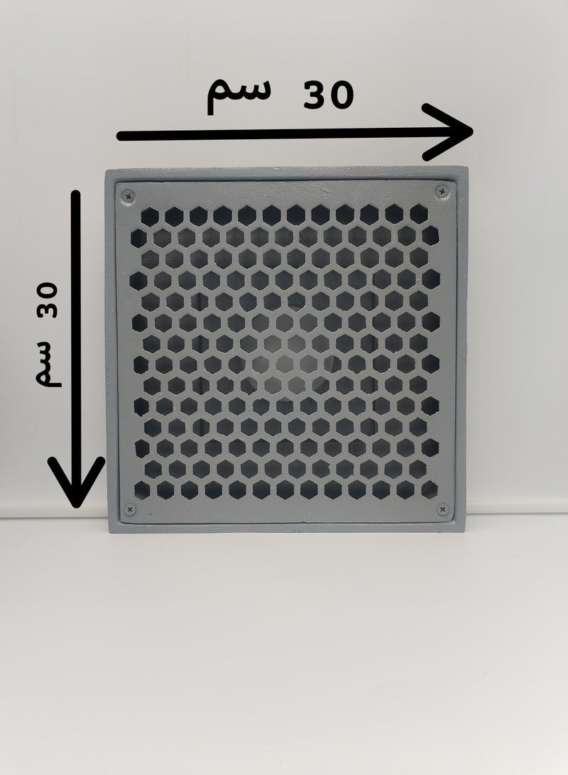 A 30 x 30 cm cell in the size of a stylish silver color to filter small impurities - Image 5